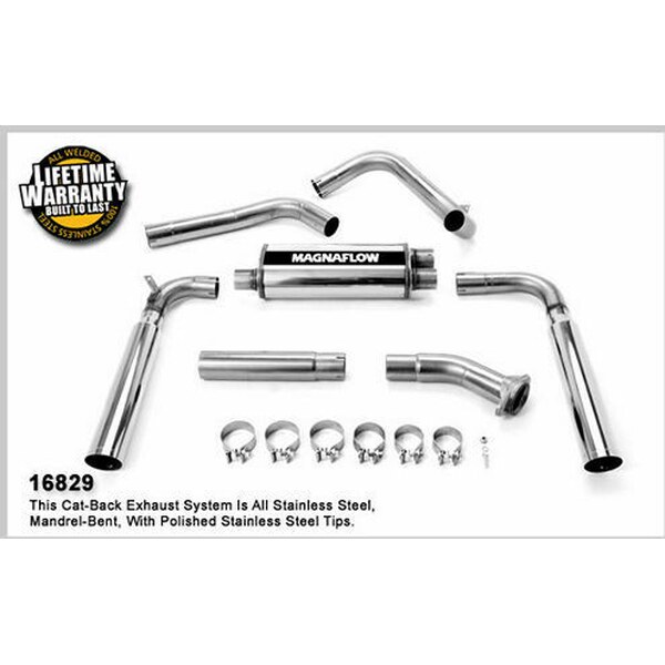 Magnaflow - 16829 - 83-92 Camaro 5.0/5.7L Cat Back Exhaust System