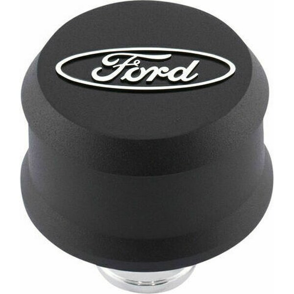 Ford Racing - 302-435 - Valve Cover Breather w/ Slant Edge - Alm Black