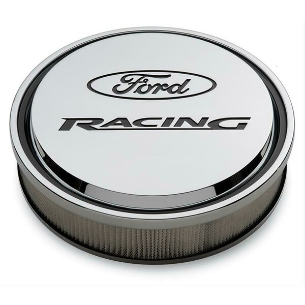 Ford Racing - 302-384 - Slant Edge Air Cleaner Kit 13in Dia  Drop Base