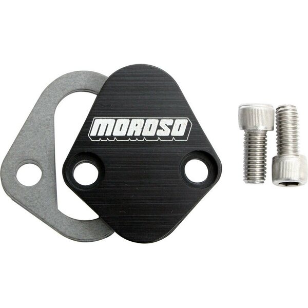 Moroso - 65396 - Fuel Pump Plate - Billet BBC- Ford & Mopar