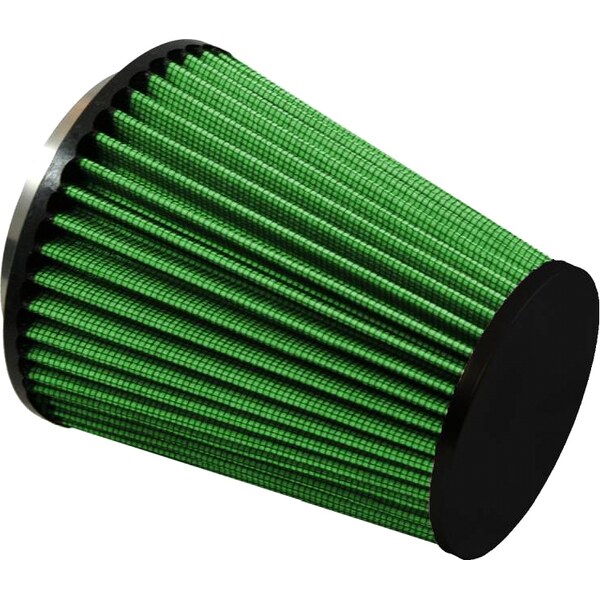 Green Filter - 2024 - Air Filter Element - Conical - 5.5 in Diameter Base - 4 in Diameter Top - 6.5 in Tall - 3.5 in Flange