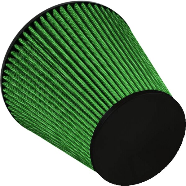 Green Filter - 2452 - Air Filter Element - Conical - 7.88 in Diameter Base - 4.75 in Diameter Top - 7.8 in Tall - 4 in Flange
