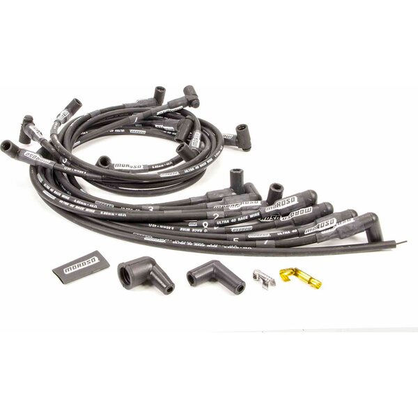 Moroso - 73709 - Ultra 40 Plug Wire Set - Black