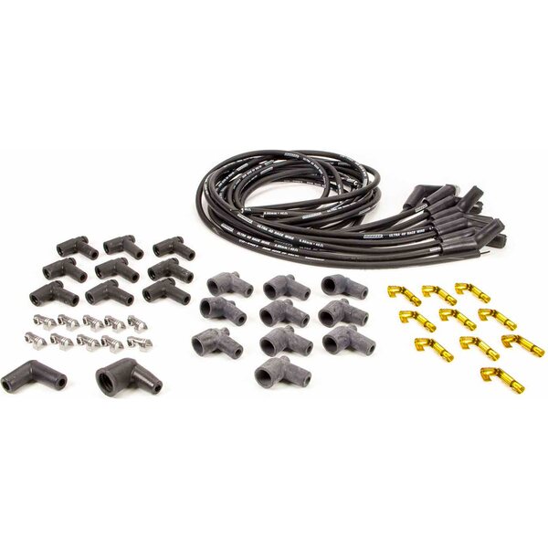 Moroso - 73816 - Ultra 40 Plug Wire Set - Black