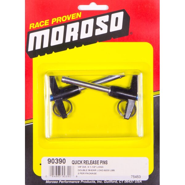Moroso - 90390 - Quick Release Pins (2) 1/4 x 1-1/2