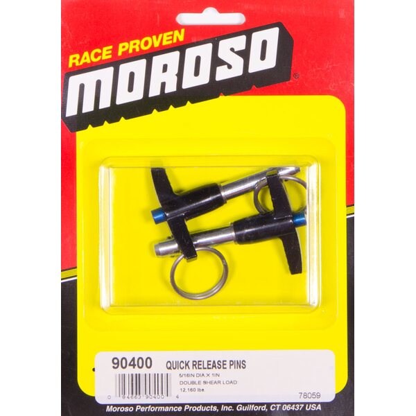Moroso - 90400 - Quick Release Pins (2) 5/16 x 1in
