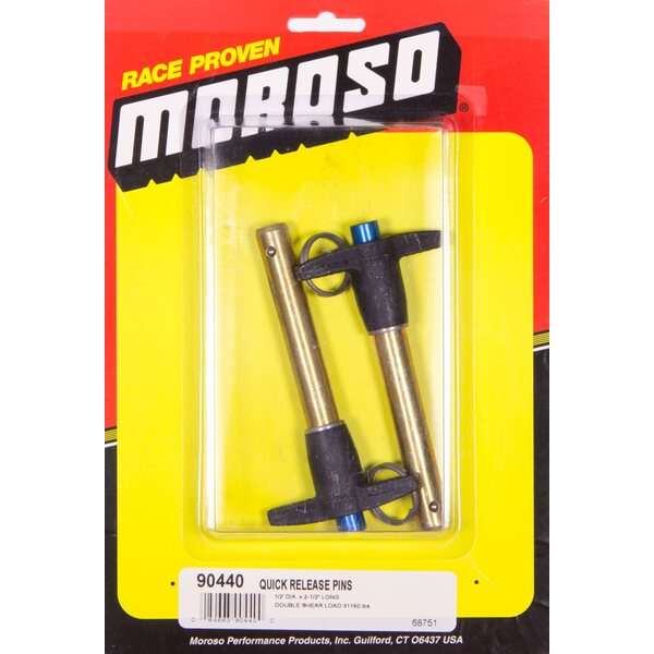 Moroso - 90440 - Quick Release Pins (2) 1/2 x 2-1/2