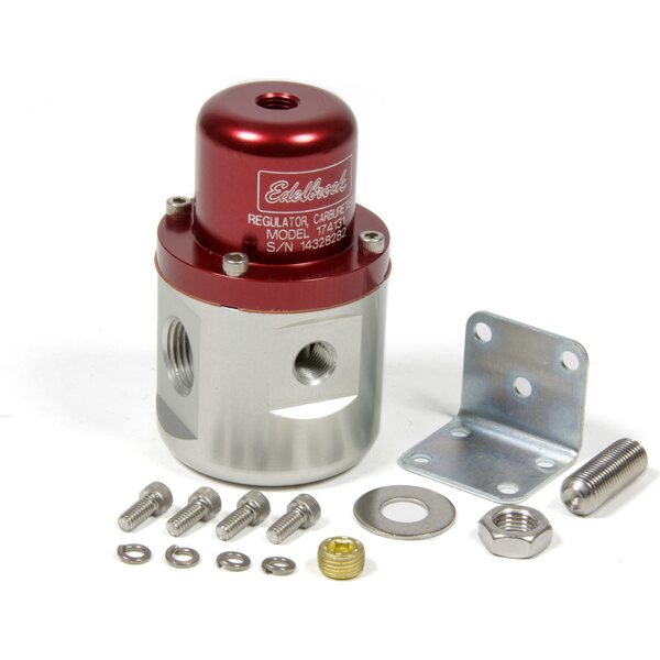 Edelbrock - 174131 - Fuel Pressure Regulator Bypass Style 160GPH Red