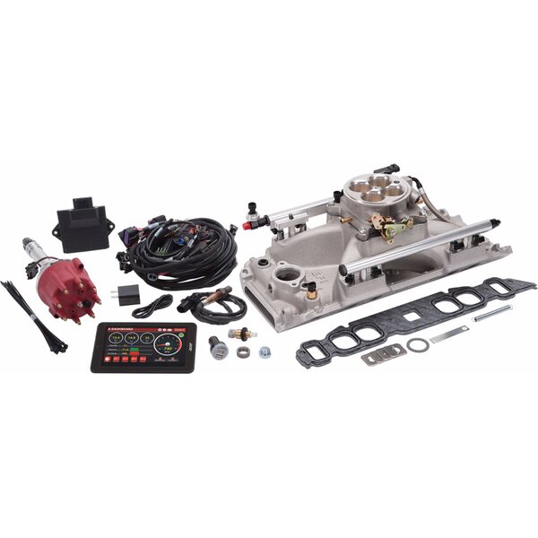 Edelbrock - 35830 - Pro-Flo 4 EFI Kit  BBC w/Oval Ports 550 HP