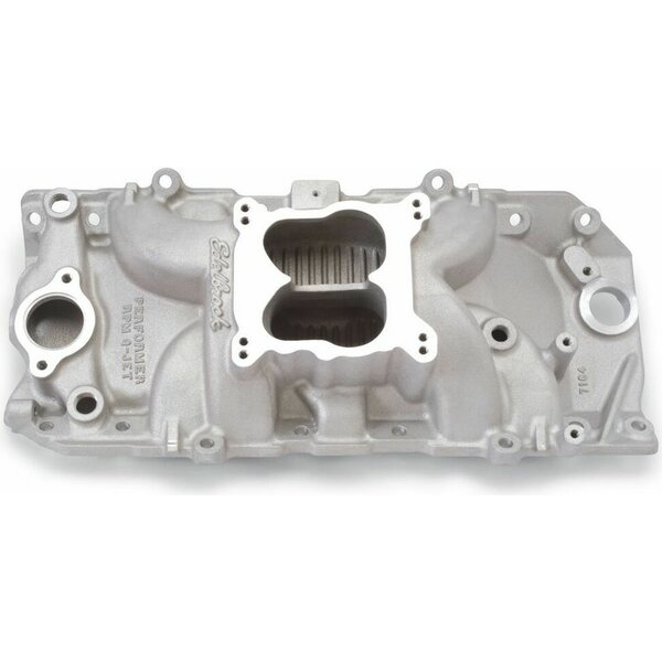 Edelbrock - 7164 - BBC Performer RPM 2-O Q-Jet Manifold - 396-502