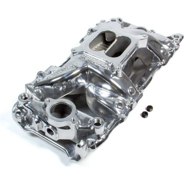 Edelbrock - 75621 - BBC Performer RPM A/G Manifold- R/P- Polished