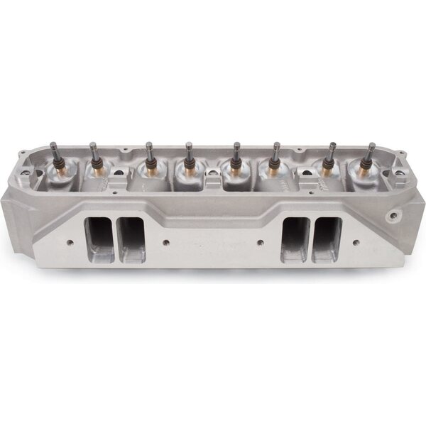 Edelbrock - 77949 - BBM Victor Cylinder Head - Max Wedge w/Valves