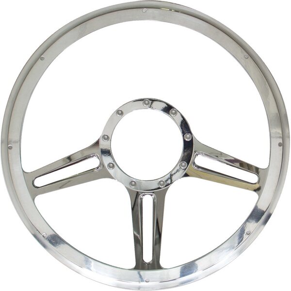 Billet Specialties - 30973 - 14in Speedway Steering Wheel Half Wrap