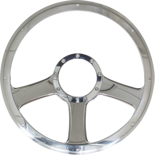 Billet Specialties - 30976 - 14in Anthem Steering Wheel Half Wrap