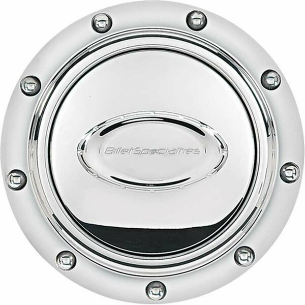 Billet Specialties - 32710 - Horn Button Riveted Polished Logo