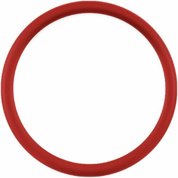 Billet Specialties - 33005 - Half Wrap Ring 15.5in Red Leather