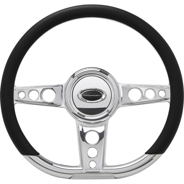 Billet Specialties - 29427 - Steering Wheel 14in D- Shape Trans Am Polished