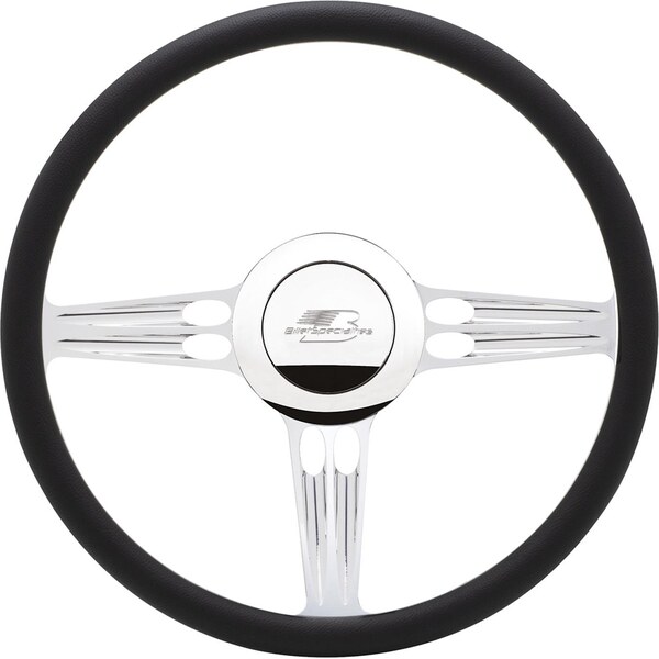 Billet Specialties - 34120 - Steering Wheel Half Wrap 15.5in Hollowpoint