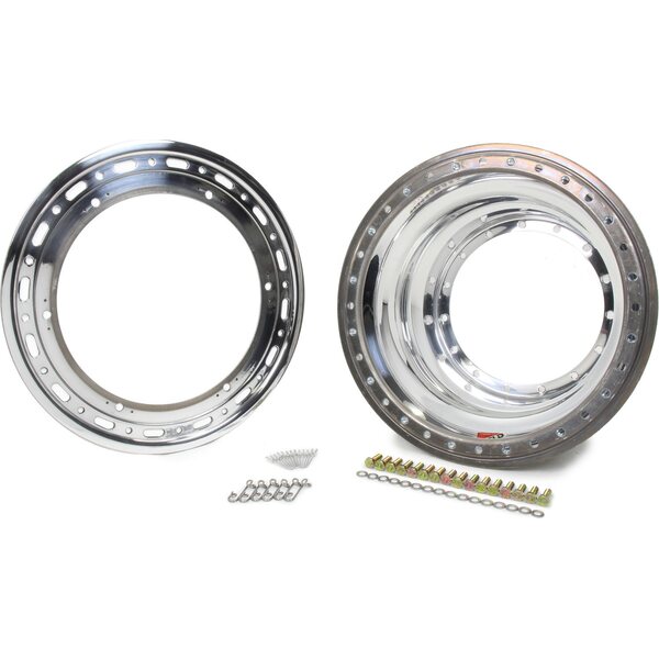 Weld Racing - P857-5944-6 - Outer Wheel Half 15x9.25 Bead-Loc w/Dzus No Cover