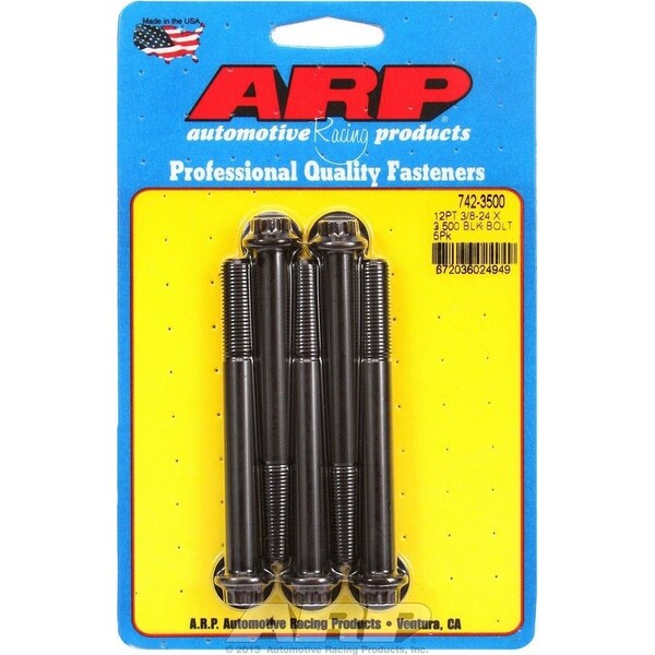 ARP - 742-3500 - Bolt Kit - 12pt. (5) 3/8-24 x 3.500