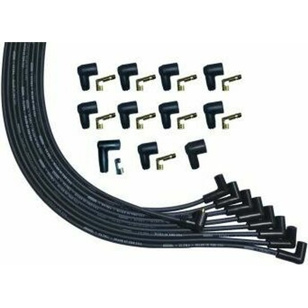Moroso - 51007 - Ultra Plug Wire Set Universal V8 Black