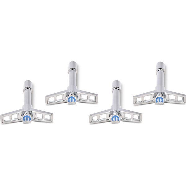 Proform - 440-902 - Mopar V/C Wing Nuts Chrome Blue Emblem