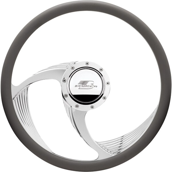 Billet Specialties - 34165 - Steering Wheel Half Wrap 15.5in Spyder