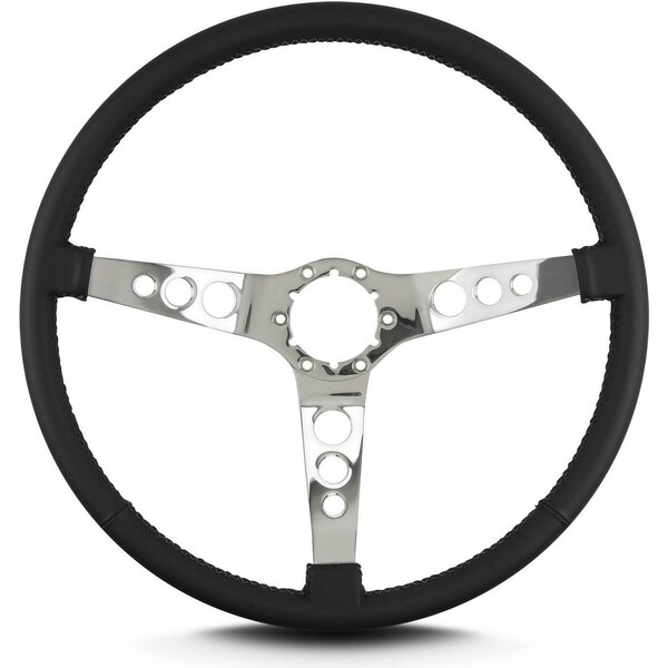 Lecarra - 66801 - Steering Wheel Stainless Steel Vette Hot Rod