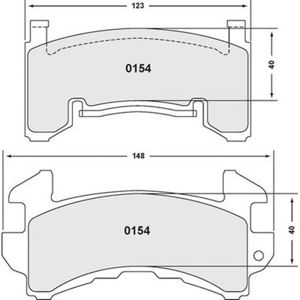 PFC Brakes - 0154.13.14.44 - Brake Pads Metric GM