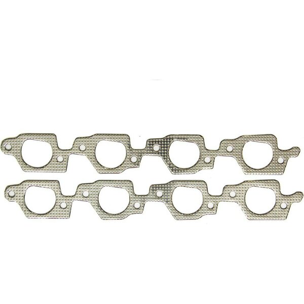 Cometic - C5429-064 - Exhaust Gasket Set BBC w/Brodix Big Brodie - Brodix Big Brodie Port - Aluminum - Big Block Chevy