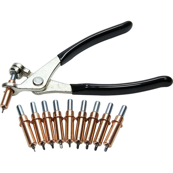 Allstar Performance - 18221 - Cleco Plier and Pin Kit with 1/8in Pins