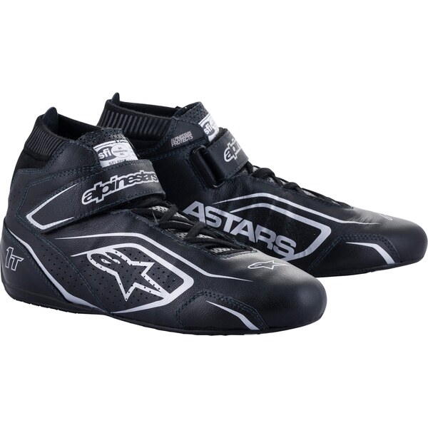 Alpinestars USA - 2710122-119-10 - Shoe Tech-1T V3 Black / Silver Size 10
