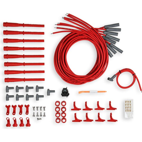 MSD - 31529 - 8.5MM Spark Plug Wire Set - Red