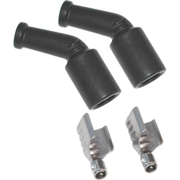 MSD - 3304 - 45 Degree Plug Boots & Terminals - LS1 2-Pack