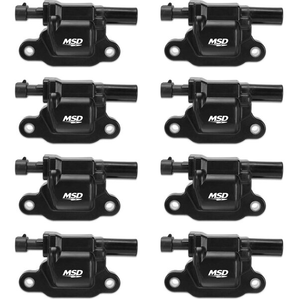 MSD - 826583 - GM LS Coils 8-pk 99-08 Trucks - Black