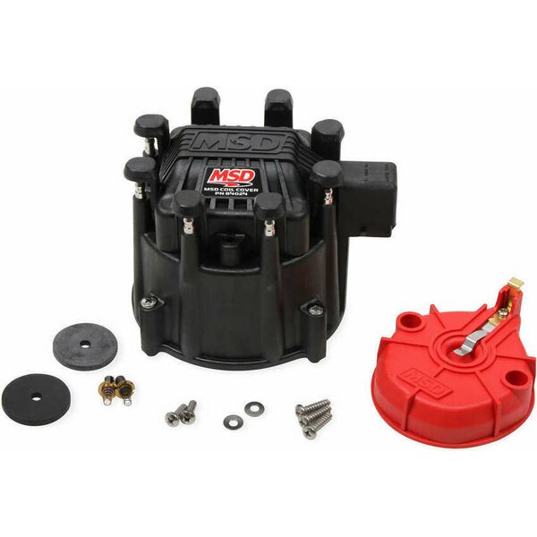 MSD - 84025 - Extreme Output GM HEI Cap/Rotor Kit Black