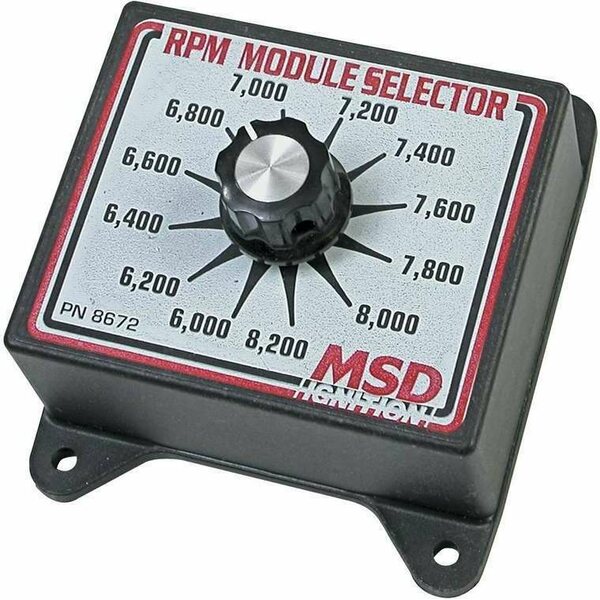 MSD - 8672 - 6000-8200 RPM Module Selector