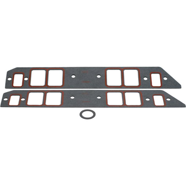 SCE Gaskets - 213115 - BBC Intake Gasket Set w/ Rect Ports 1.800 x 2.500