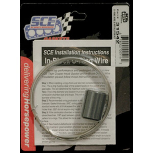 SCE Gaskets - 31542 - .041 SS Wire & Install Kit