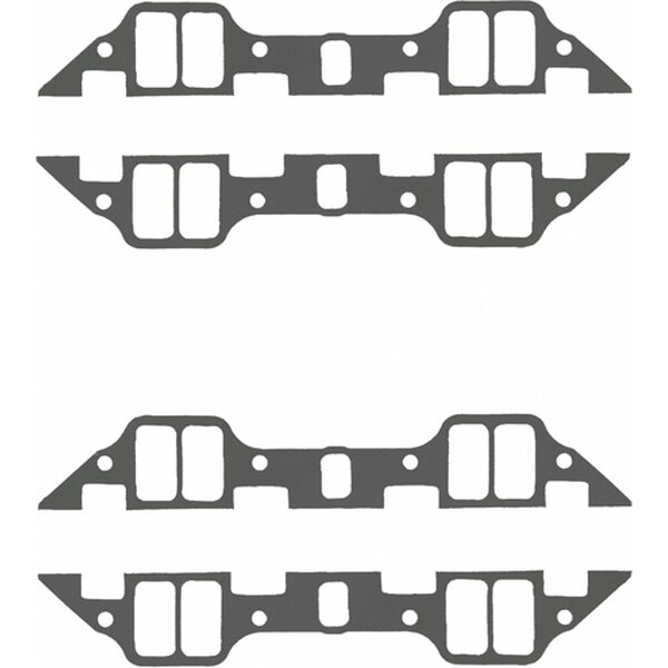 Fel-Pro - 1216 - Intake Manifold Gasket - 0.030 in Thick - Composite - 1.230 x 2.270 in Rect Port - Mopar B / RB-Series - Set of 4