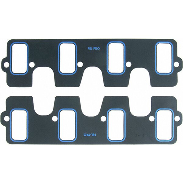 Fel-Pro - 1222-2 - Intake Manifold Gasket - 0.045 in Thick - Composite - 1.350 x 2.700 in Rect Port - GM LS-Series