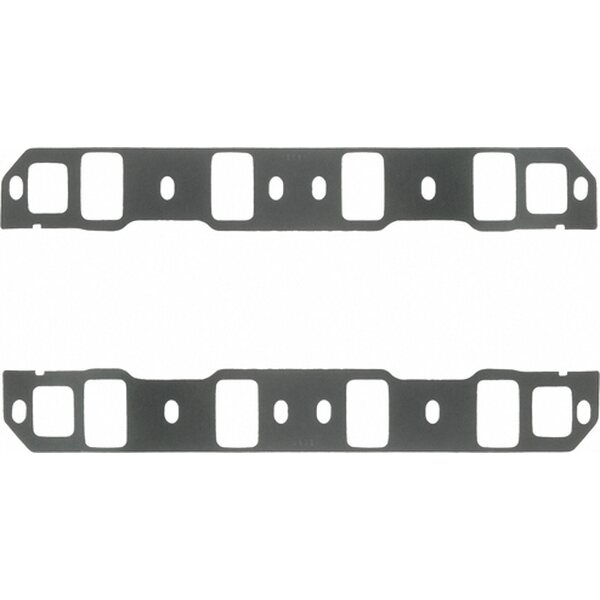 Fel-Pro - 1262 R-3 - Intake Manifold Gasket - 0.060 in Thick - Composite - 1.400 x 2.250 in Rect Port - SBF