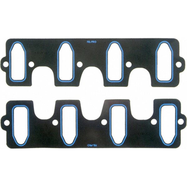 Fel-Pro - 1312-2 - Intake Manifold Gasket - 0.045 in Thick - Composite - 1.190 x 3.340 in Cathedral Port - GM LS-Series