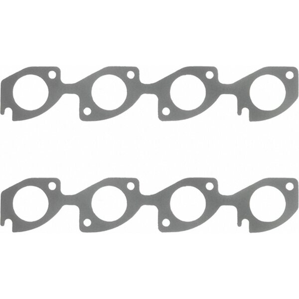 Fel-Pro - 1456 - Exhaust Gasket - SBC Round Port 1.92 - 1.920 in Round Port - Steel Core Laminate - Small Block Chevy