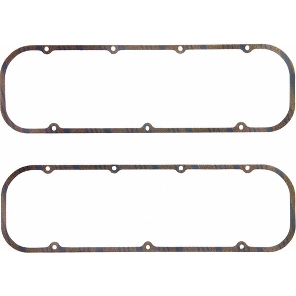 Fel-Pro - 1630 - Valve Cover Gasket - 0.313 in Thick - Steel Core Cork / Rubber Laminate - BBC