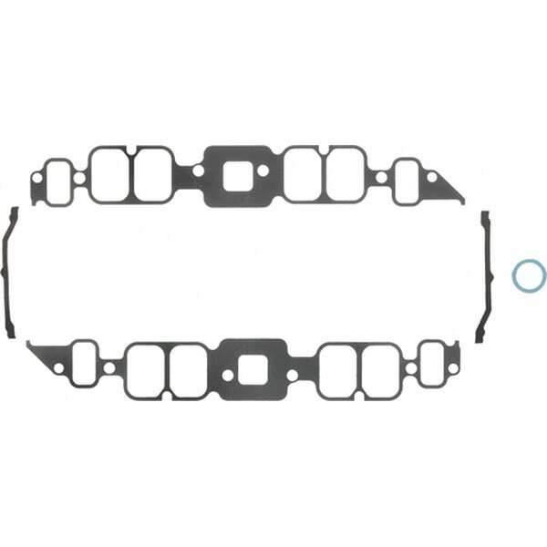 Fel-Pro - MS 90005 - Intake Manifold Gasket - Composite - 1.808 x 2.539 in Rect Port - BBC