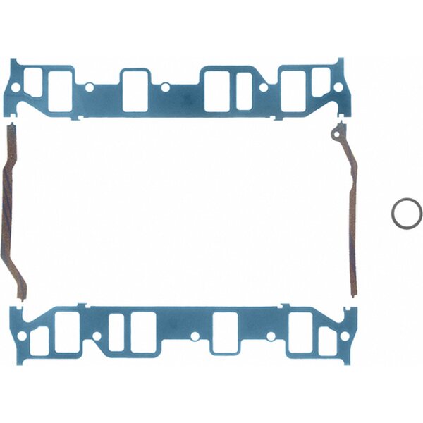 Fel-Pro - MS 90145 - Intake Manifold Gasket - 1.379 x 2.400 in Rect Port - Ford FE / MEL-Series