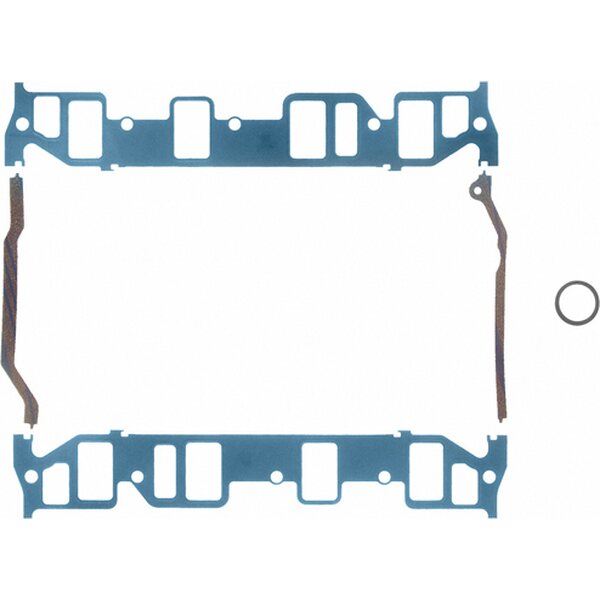 Fel-Pro - MS 90145 - Intake Manifold Gasket - 1.379 x 2.400 in Rect Port - Ford FE / MEL-Series