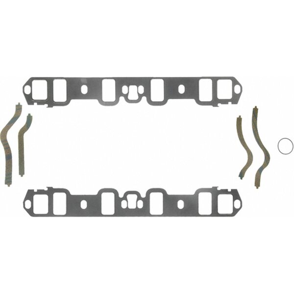 Fel-Pro - MS 90361 - Intake Manifold Gasket - 1.115 x 1.960 in Rect Port - SBF