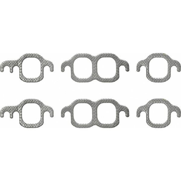 Fel-Pro - MS 9275 B - Manifold Gasket Set  - 1.340 x 1.480 in Rectangle Port - Composite - Small Block Chevy